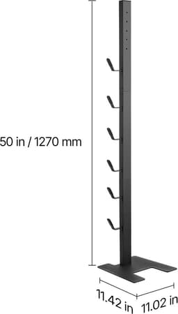 Stofzuigerstandaard, Compatibel met Dyson V6 V7 V8 V10 V11 V15, Stevige Houder met 6 Haken voor Snoerloze Staande Stofzuigers en Accessoires, Ruimtebesparende Opbergoplossing — thumbnail 4
