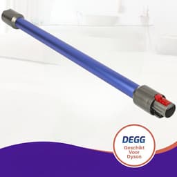 DEGG® - 2-Delige Steelstofzuiger set - Geschikt voor Dyson V10, V11, V15, V7 en V8 - Zuigmond + Zuigbuis (blauw) - Premium Kwaliteit — thumbnail 5