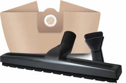 10x Dparts stofzuigerzakken geschikt voor Karcher WD3 en MV3 series + 1x parketborstel + 1x plumeau — thumbnail 1