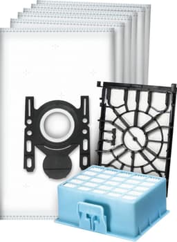 10x Dparts G-ALL stofzuigerzakken - 1 HEPA filter - 1 motorfilter - geschikt voor Bosch Move On en Serie 6 stofzuiger - MoveOn - nr. 00579421 - 00576833 - BBZ41FGALL — thumbnail 1