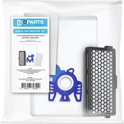 10x Dparts stofzuigerzakken en 1 HEPA filter geschikt voor Miele GN - met motorfilter - HyClean 3D Efficiency - Complete C2 C3 - S5000-5999 (S5) - S8000-8999 (S8) - hepafilter stofzuigerfilter SF AA 50 Active AirClean uitblaasfilter — thumbnail 4