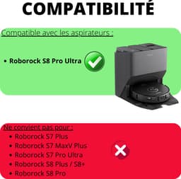 Accessoirespakket voor Roborock S8 PRO ULTRA - Filter/Dweil/Zijborstel/Afzuigrol — thumbnail 4