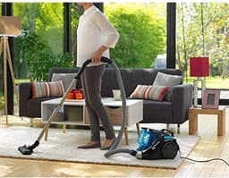 White-label® Stofzuiger Zonder Zak - Steelstofzuiger - Steelstofzuigers - Stofzuigers - Vacuum Cleaner - Zwart en Blauw — thumbnail 2