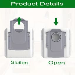 Dutchers® Stofzakken 14 Stuks - Geschikt voor Roborock S8 MaxV Ultra / S8 Max Ultra stofzuigrobot - Optimale Prestatie - Stofzak Accessoires - Reserveonderdelen - Robotstozuiger — thumbnail 2