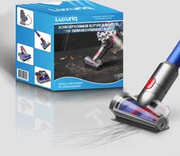 Luxuriq Schroefvormige klitvrije borstel - Antiklitborstel - Geschikt voor Dyson Steelstofzuiger V15 - V11 - V10 - V8 - V7 - Verwijdert Dierenharen, Haren van Mensen en Huisstofmijt - Universele Stofzuigermond — thumbnail 3