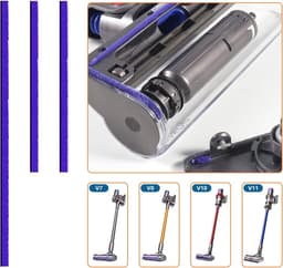 JC's® - Vilt strips geschikt voor Dyson - 3 strips voor borstel van Dyson V7, V8,V10, en V11 - 2 SETS — thumbnail 3