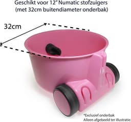 Dparts Hetty Next stofzuiger motorkop - passend op Henry en Hetty uit Next en Plus series - geschikt voor Numatic - 620 watt motor met snoer — thumbnail 5