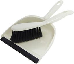 Stoffer en blik set - Mini reinigingsset - Kruimels opruimen - Compact snap-in ontwerp - 28.5 cm - Grijs — thumbnail 1