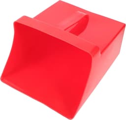 Handstofblik Bureau - Mini Stoffer - Snel Opruimen - Ergonomisch Handvat - 24.8 cm Lengte - Rood — thumbnail 1