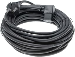vhbw Vervangende voedingskabel voor Sebo 501801, 501801ER stofzuigers - 10 m kabel, aansluitkabel — thumbnail 1