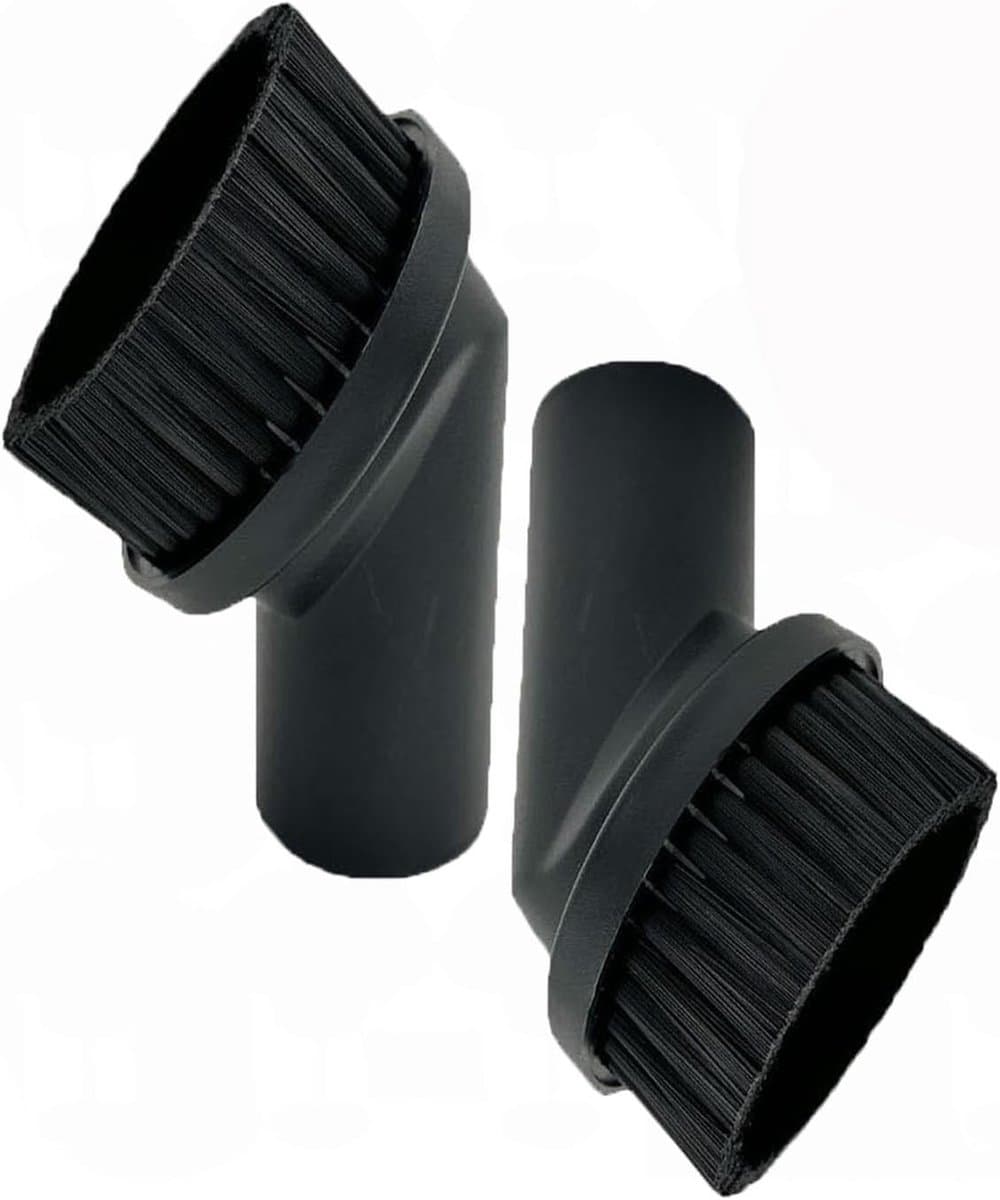 2 stuks Stofzuiger Borstel - Meubelborstel - Ronde kwast - 35 mm Diameter - Geschikt voor Philips, AEG, Bosch, Siemens, Miele, Panasonic, Rowenta - Universele Borstel Accessoires Stofzuiger - Voor de Meeste Stofzuigers — afbeelding 1