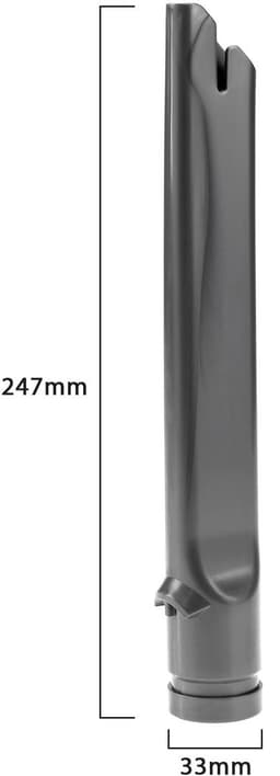 Dailygoods- Spleet Tool Vervanging - Stofzuigeraccessoires - Compatibel met Dyson DC45/DC46/DC58/V6 - Ultradun Ontwerp - Kunststof - Grijs - Stofzuigeraccessoire — thumbnail 4