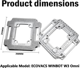 Reinigingspads voor Ecovacs Winbot W3 Omni - Microvezel - Wasbaar - Duurzaam en betrouwbaar - ShopVlot — thumbnail 4