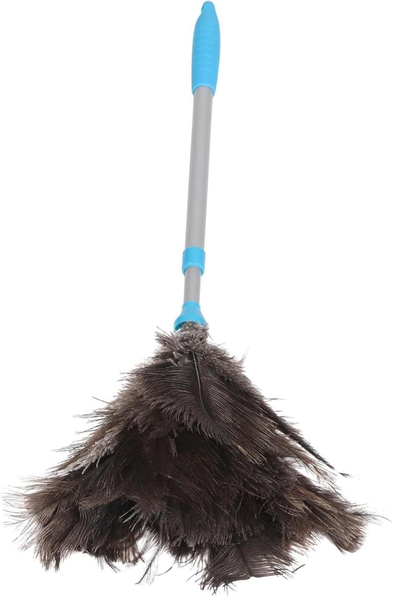 Meubelstofzuiger - Plumeau Stoffer - Hoge Oppervlakken Reinigen - Intrekbare Handgreep - 76 cm - Zilver — afbeelding 1