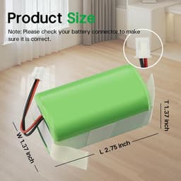 Vervangende Batterij - Accu Stofzuiger - Stofzuigen - Oplaadbaar - 14.4V - Zwart — thumbnail 4