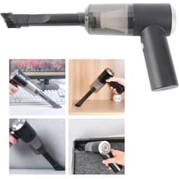 Draagbare Stofzuiger - Handstofzuiger Mini - Bureau Reinigen - Met LED-licht - 0.1L Capaciteit - Wit — thumbnail 3