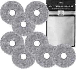 Somstyle Dweilpads Geschikt voor Dreame L10s Ultra, L10 Ultra, L10s Pro & Xiaomi X10+ - Mop Pads - Stofzuiger Accessoires - Grijs — thumbnail 4