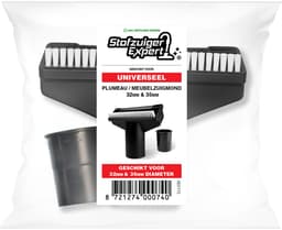 Universeel Meubelborstel zuigmond geschikt voor 32mm en 35mm zuigbuizen en grepen - Hulpstuk o.a. geschikt voor Miele, Numatic Henry, Philips, AEG, Karcher, Bosch, Siemens etc. - Stofzuiger Hulpstuk — thumbnail 3