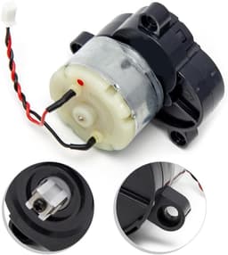 Zijborstel Motor - Reserveonderdeel Robot - Stofzuigen Optimaliseren - Stille Werking - 1 Stuk - Zwart Grijs — thumbnail 3