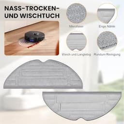 28-delige accessoireset voor Roborock S8 Pro Ultra robotstofzuiger - 2 hoofdborstels, 6 stofzakken, 6 dweilpads, 4 HEPA-filters, 6 zijborstels, 2 reinigingsaccessoires - PromoHome — thumbnail 5