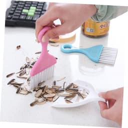 Mini Bezem en Stoffer - Desktop reiniger - Kleine ruimtes schoonmaken - Compact handvat ontwerp — thumbnail 4