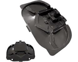 Reinigingsbak Robotstofzuiger - Reserveonderdeel Dweilbak - Robotstofzuiger Onderhoud - Verstoppingsbestendig Raster - 30 x 20 x 5 cm - Zwart