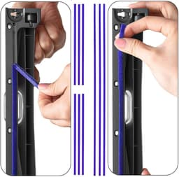 9 stuks pluche strips - Zachte pluche strips accessoires voor Dyson V6 V7 V8 V10 V12 V15 DC58 DC59 DC62 DC72 DC74 stofzuiger reinigingskoppen reserveonderdelen — thumbnail 3