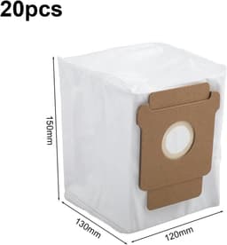 Stofzuigerzakken - Stofzakken - Hygiënisch Schoonmaken - Meltblown Filtratie - 3 liter - Wit — thumbnail 2