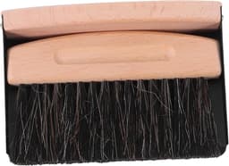 Mini Bezem Stoffer - Handveger Set - Bureau Schoonmaken - Afneembare Onderdelen - 15 cm - Zwart — thumbnail 1