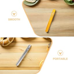 Kruimelveger 3-delig - Tafelreiniger set - Snel tafel vegen - Met handige clip - 15 cm lang - Diverse kleuren — thumbnail 2