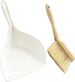 Mini Bezem Stofpan Set - Schoonmaak Tool - Kruimels Verwijderen - Ruimtebesparend Compact - 33.5 cm - Niet gespecificeerd — thumbnail 1