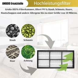 11 stuks stofzuigeraccessoires voor iRobot Roomba 800 900 Serie 860 865 866 870 871 875 876 880 886 896 960 966 971 976 980 981 -1 paar rolborstel + 4 filter + 4 zijborstel met 4 schroef +1 detail borstel — thumbnail 4
