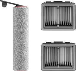 Vervangende borstelrol en filter voor Dreame H12 Pro-draadloze nat- en droogstofzuiger – Vervangingsset inclusief 2 filters-1 borstelrollen — thumbnail 1