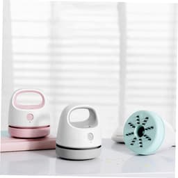 Tafelstofzuiger - Mini Stofzuiger - Bureau Schoonmaken - USB Oplaadbaar - 9.9 x 8.6 cm - Roze — thumbnail 3
