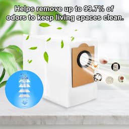 10 stuks stofzakken - Voor Lefant M3/M3 Max - stofzak met grote capaciteit- wegwerponderdelen en -accessoires voor robotstofzuigers — thumbnail 3