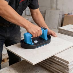 Elektrische Vacuümzuignap - Automatische Tegelheffer - Zware Materialen Verplaatsen - Ingebouwd Real-time Scherm - 260 kg - Zwart — thumbnail 4