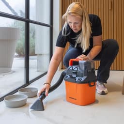 Powerplus Dual Power Stofzuiger POWDP6035 - nat/droog 20V met een 6L tank, excl. batterij en lader — thumbnail 4