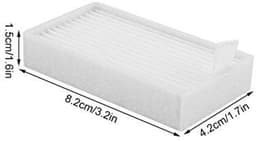 Dailygoods- HEPA Filter Vervangingen - 10 Stuks - Dubbellaagse Filtratie - Glasvezel Filters - Compatibel met V1/V5 Robotstofzuiger - Afmetingen 4,2x8,2x1,5 cm - Stofzuigerfilter — thumbnail 4