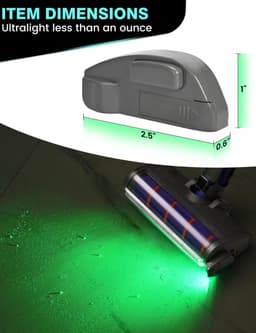 Allecto - LED Stofdisplay Lamp voor Stofzuigers - Ontdek Microscopisch Stof en Dierenharen — thumbnail 2