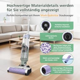 PromoHome Borstelfilter set voor Shark HydroVac XL 3-in-1 en Cordless Pro XL stofzuigers - 2 borstels, 2 filters en reinigingsborstel — thumbnail 5