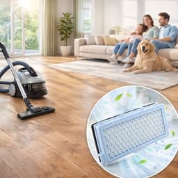 Stofzuiger koolstof filter geschikt voor Miele S4000-S8999, Complete C2 C3, Compact C1 C2 Black/Blue - Air-Clean-Plus Filter vervanging — thumbnail 2