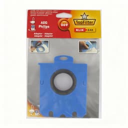 Doos met 4 universele stofzuigerzakken Top Filter met Click Bag Adapter voor AEG Philips stofzuigers 069 — thumbnail 2