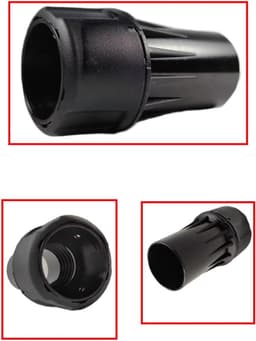 Universele snelkoppeling geschikt voor DeWalt stofzuigers, stofzuigerslangen, schuurmachines, verstekzagen, tafelzagen en diverse gereedschappen en beschermkappen, voor een duurzame verbinding met 1-1/4 inch stofzuigerslangen. — thumbnail 5