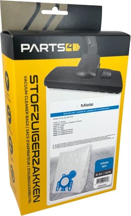 5 Stofzuigerzakken PARTS4® geschikt voor Miele GN | Made in Europe | O.a. geschikt voor Miele G, N, H, Classic C1, Complete C2, Complete C3, S2 (S2000 > S2999), S5 (S5000 > S5999), S8 (S8000 > S8999), MI40, 9917730 — thumbnail 1