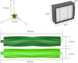 Set borstelfilters vervanging voor iRobot Roomba E5 E6 E7 I7 fi3+ i4+ i6+ i8+ e5 e6 - Roomba e4 Roomba e5 Roomba e6 Roomba i3 Roomba i4 Roomba i5 Roomba i6 Roomba i7 Roomba i7+ Roomba i8 — thumbnail 2
