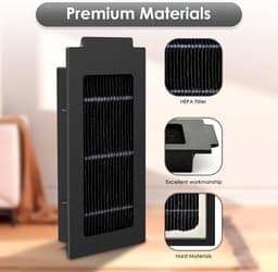 (5 stuks) T50 Pro vervangende HEPA-filters compatibel met ECOVACS DEEBOT T50 Pro/T50 Omni/T50 Pro Omni/T50 Max Pro Omni Robot Vacuüm, Vacuümfilter, Rechtop Filter, Canister Filter, Accessoires Kit — thumbnail 4