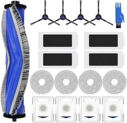 Vervangende accessoires geschikt voor de ECOVACS DEEBOT T30 PRO OMNI / T30 OMNI robotstofzuiger: 1 hoofdborstel, 4 filters, 4 zijborstels, 4 dweilpads, 4 antibacteriële stofzakken — thumbnail 1