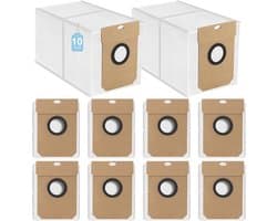 10 stuks stofzuigerzakken - geschikt voor Conga 11090 Cecotec & Haier H11 - JH68U1 & VIOMI Alpha 3 Pro - voor robotstofzuigers