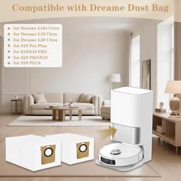 Pack of 16 Dust Bags - Large Capacity Replacement Vacuum Cleaner Bags - Compatible with L10s Ultra L10 Ultra L20 Ultra S10 PLUS S10 Pro Plus S10 PRO S20 PRO X10 - Accessory Set — thumbnail 2