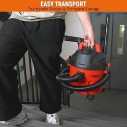 800 W nat- en droogzuiger met 10 liter capaciteit voor efficiënt reinigen — thumbnail 5